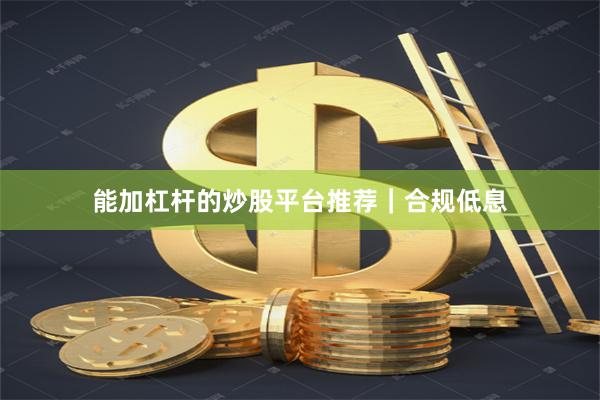 能加杠杆的炒股平台推荐｜合规低息